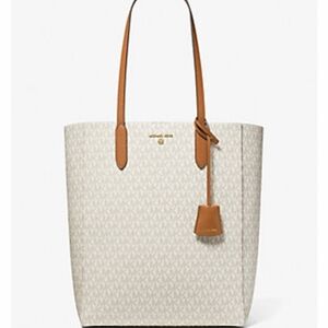 Michael Kors Cream and Tan Classic Tote